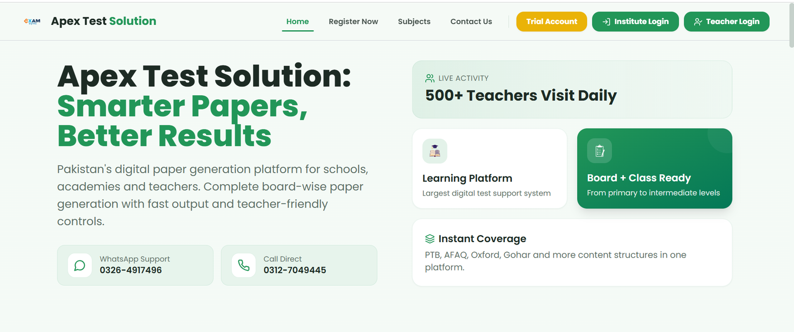 Apex Test Solution
